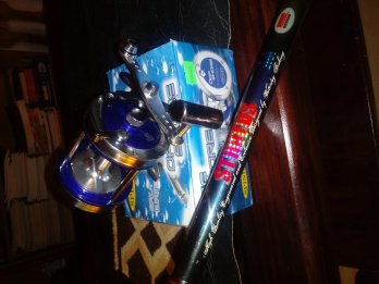Reel SPINIT mod. Off Shore y caña WATERDOG mod. Stratus 2101