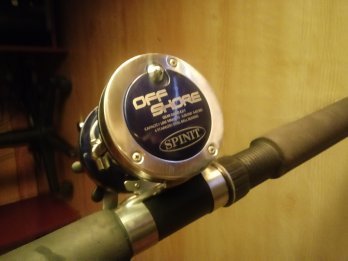 Reel SPINIT mod. Off Shore y caña WATERDOG mod. Stratus 2101