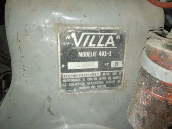 Vendo motor VILLA 8HP