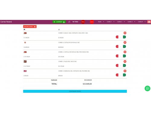 SISTEMA PARA DISTRIBUIDORAS MAYORISTAS, PARA PEDIDOS ONLINE