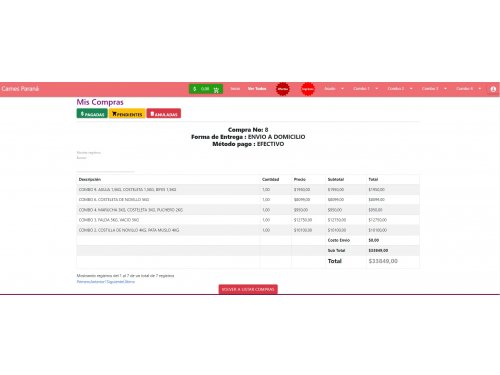 SISTEMA PARA DISTRIBUIDORAS MAYORISTAS, PARA PEDIDOS ONLINE