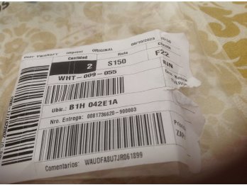 Vendo permuto  censor de aire Amarok Tel 3436337698
