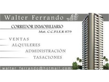 Alquiler Monoambiente p/baja, todos los serv. conectados.