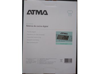 VENDO BALANZA DE COCINA DIGITAL - ATMA