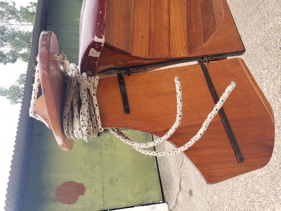 Bote de Travesía. Par doble con timonel