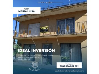 Gran Propiedad en Venta en Aldea María Luisa