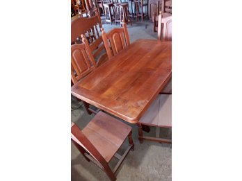 Sillas Tablero con mesa de algarrobo Nuevo