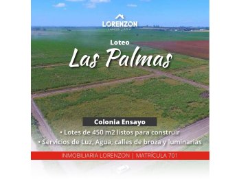 Lotes en Colonia Ensayo con Acceso Rápido a Paraná