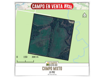 Campo AGRICOLA-GANADERO en Venta. 48 ha. La Paz, Entre Rios