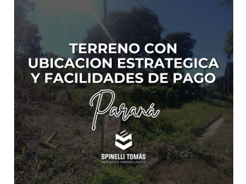 Terreno con ubicacion estrategica y facilidades de pago!