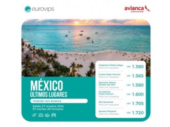 MEXICO ALL INCLUSIVE PAQUETE. PROMOCIÓN!!