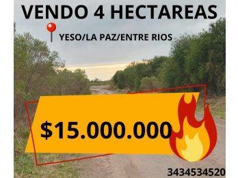 💣💣EN VENTA 4 HECTAREAS💣💣LA PAZ, YESO