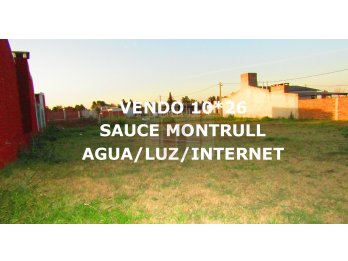 VENDO TERRENOS EN SAUCE MONTRULL... RUTA 12...