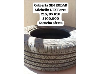 Vendo cubiertas sin rodar