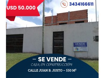 OPORTUNIDAD VENTA DE CASA A TERMINAR