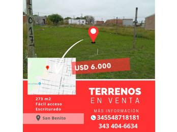 Terreno en San Benito.