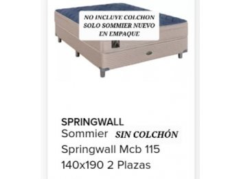 Sommier  2 P SPRINGWALL(base) sin colchon