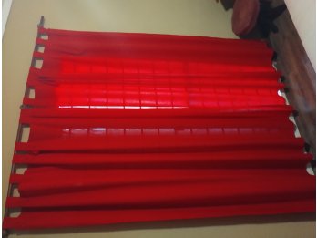 Vendo cortinas rojas, en buen estado