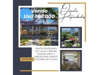 🏠@Orueta.propiedades mat1733 DTO CALLE CORDOBA y GARAY 4 HA