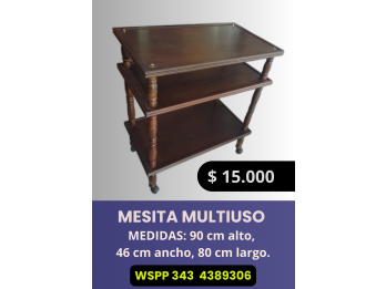 Vendo Mesa Multiuso con rueditas