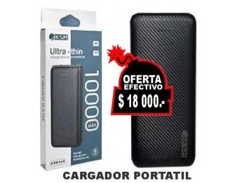 Cargador Portatil Power Bank Bateria Extra 10.000 mAh 2 USB