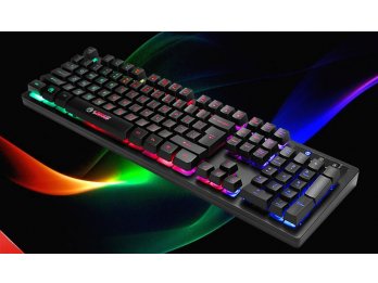 Combo GAMER Teclado y Mouse RGB LED Iluminado Anti Ghost