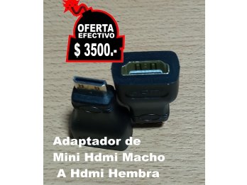 Adaptador de Mini HDMI M a HDMI H