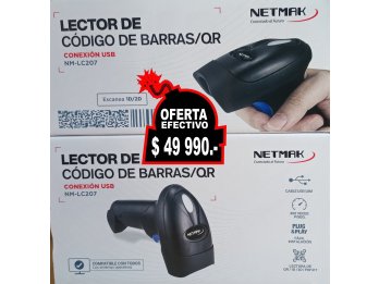 Lector Codigo Barras QR 1D 2D por cable USB