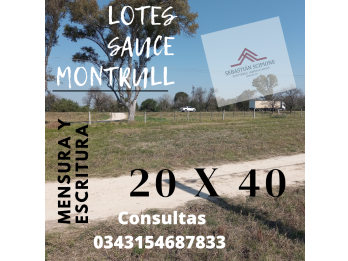 LOTES EN VENTA PARANA Y ZONAS ALEDAÑAS