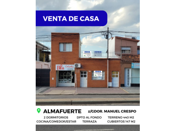 🏡 VENTA de CASA - AV. ALMAFUERTE, PARANÁ 🌱