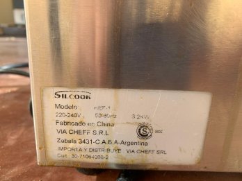 FREIDORA INDUSTRIAL SILCOOK 11LTS (HEF-11LTS)
