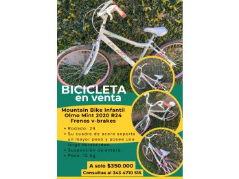 Vendo Bicicleta Olmo