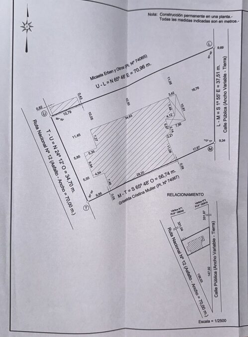 🏗️ VENTA de GALPÓN A RECICLAR - RUTA NACIONAL N° 12, MARÍA