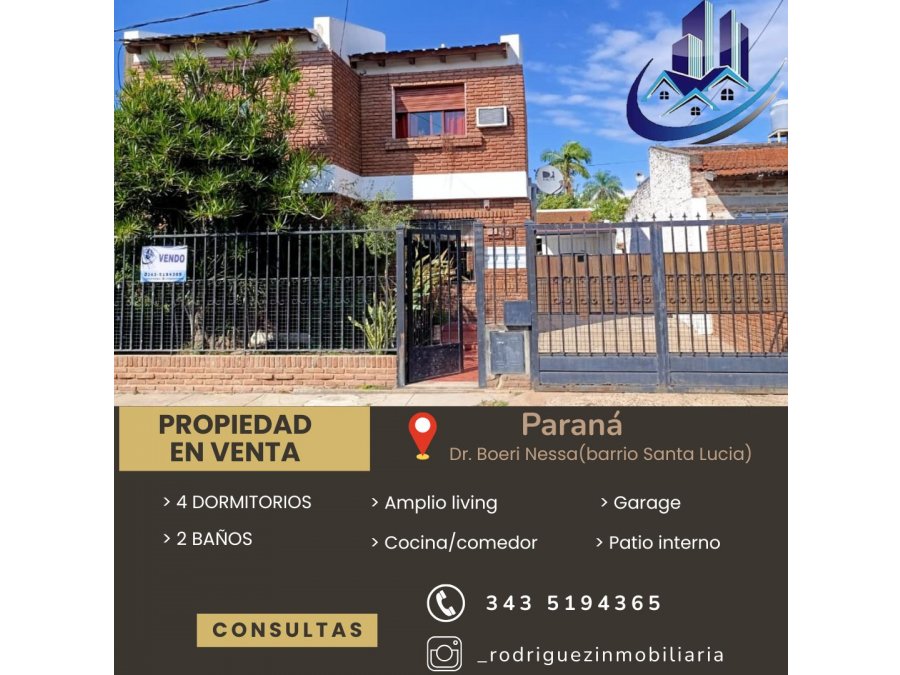 Amplia propiedad en venta , excelente zona.