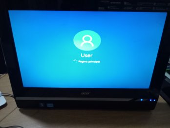 Aio Aspire Z1620 Funcionando (leer Descripcion) Negro