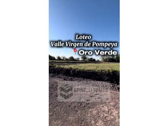 LOTEO EN AV LOS CHAÑARES, ENTREGA DE 3.900 USD Y 36 CUOTAS