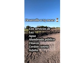 LOTEO EN AV LOS CHAÑARES, ENTREGA DE 3.900 USD Y 36 CUOTAS