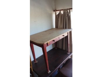 Vendo mesa de campo de madera 1,20 x 70 x 77