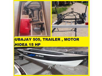 EQUIPO NUEVO 0KM UBAJAY 505 + TRAILER + HIDEA 15 HP