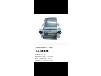 Vendo Laminadora rodillos 450mm