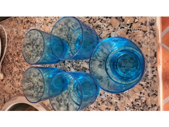 5 vasos vintage