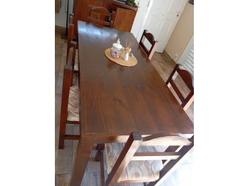 mesa de pino