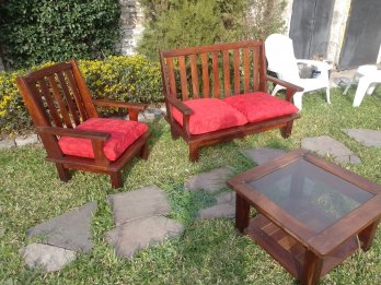 Juego Living de Algarrobo