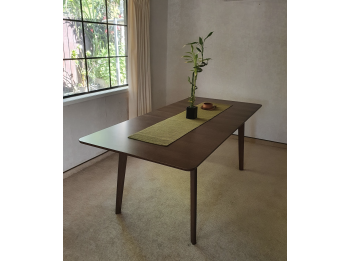 Mesa de Cocina Extensible de Madera Maciza | 180/160 x 90