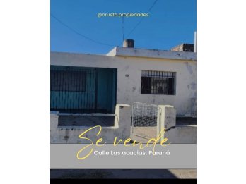 VENDE USD 37.000 PROPIEDAD CALLE LAS ACACIAS