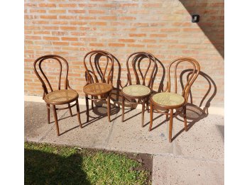 SILLAS THONET ANTIGUAS MADERA NATURAL