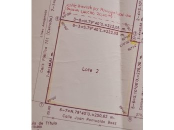 6 HECTÁREAS EN VENTA, CALLE JUAN BÁEZ PARANÁ