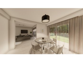 CASA A ESTRENAR EN ORO VERDE, 2 DORM Y FONDO VERDE.