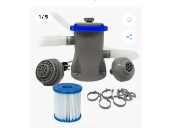 Bomba de agua para pileta de lona
