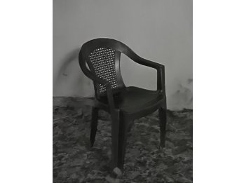 Sillón Plástico Apilable Negro Mascardi